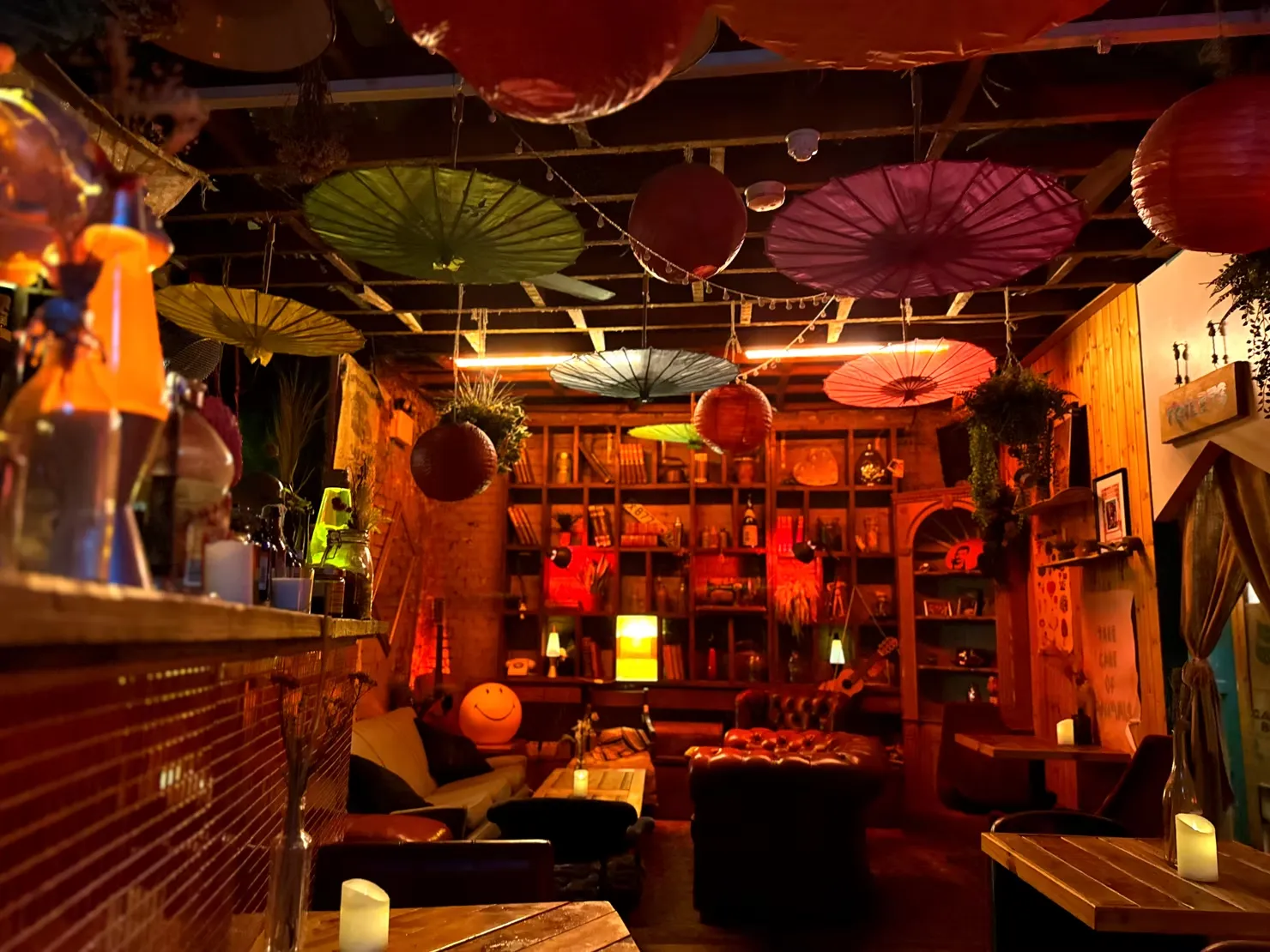 Cocktail bar at Love Shack London