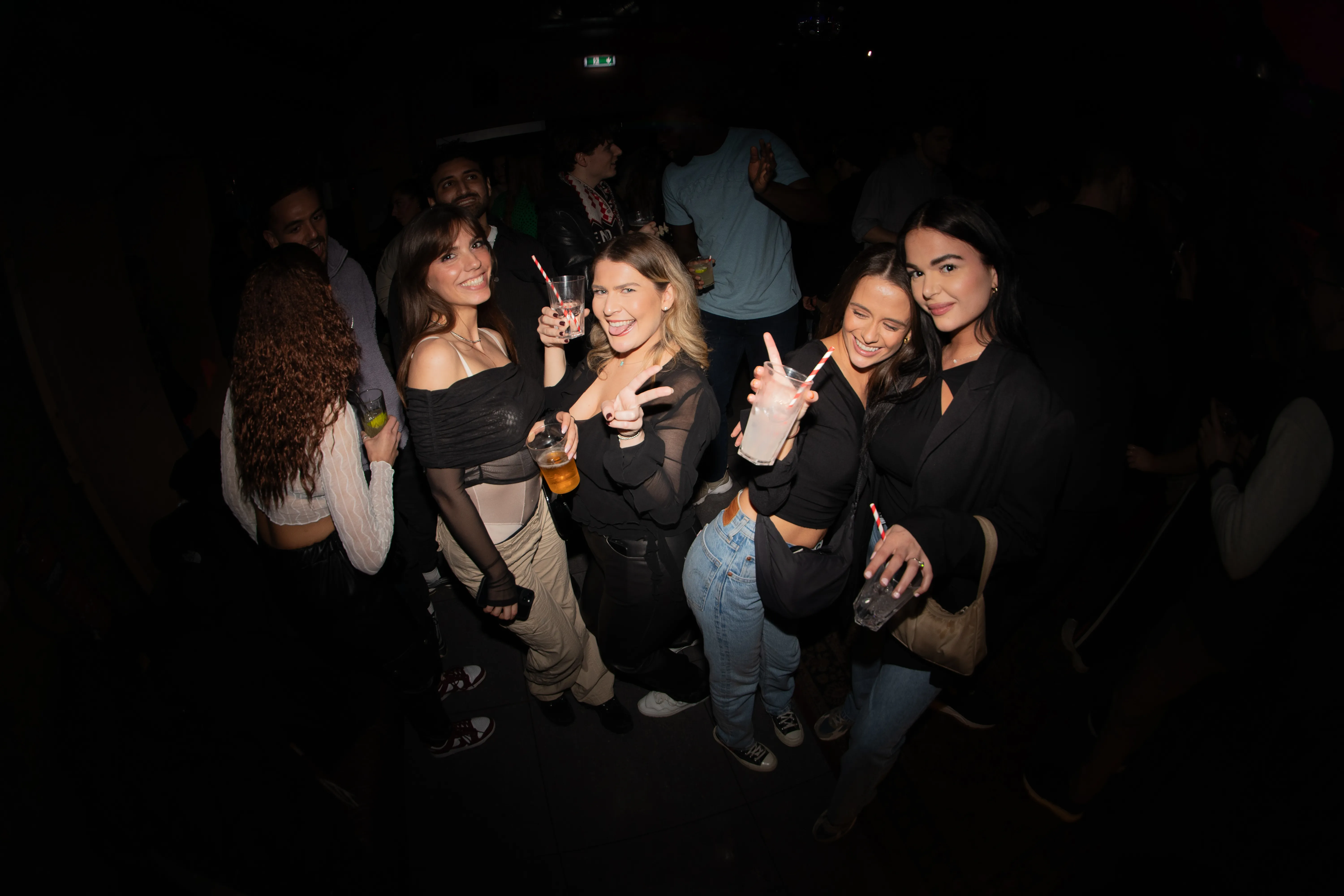 Friends enjoying a private party in The Bunker